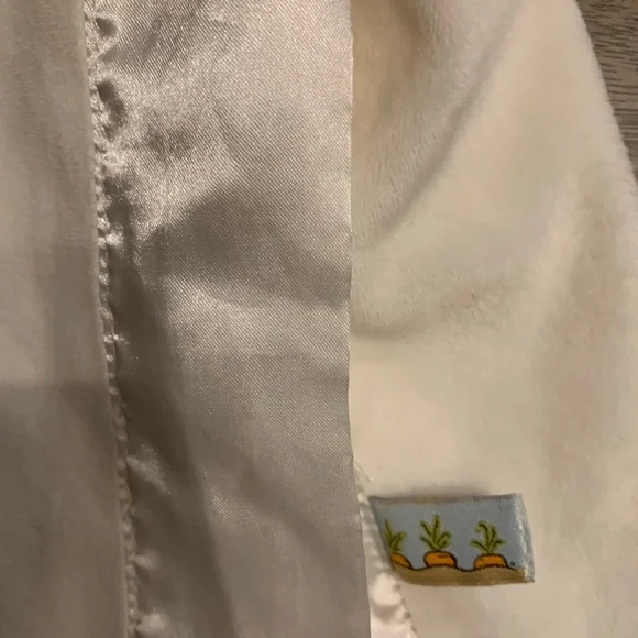 Bunnies By The Bay White Bunny Plush Security Blanket - Picture 2 of 6